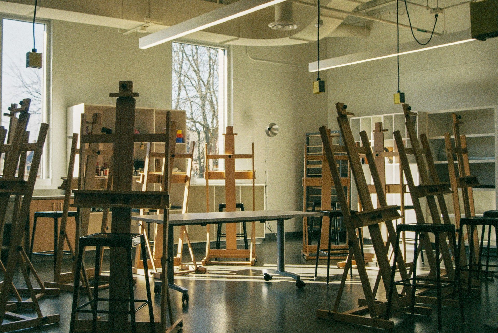 Interieur van Studio in Wijkcentrum De Waterlelie