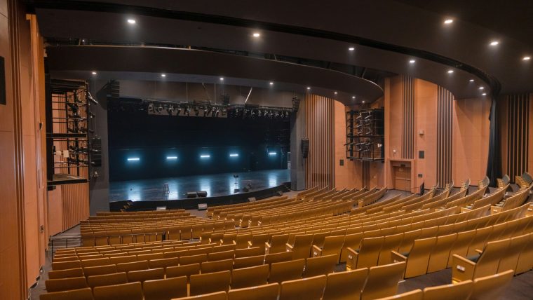 Interieur van Speellokaal in Dorpshuis Het Palet