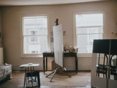 Interieur van Huiskamer in Wijkgebouw De Linde