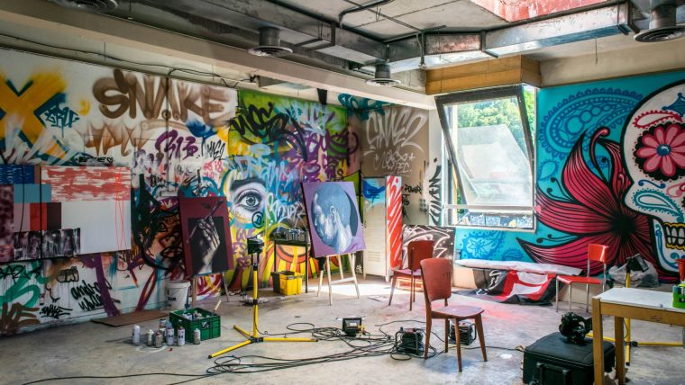 Interieur van Beweegruimte in Wijkcentrum Het Baken