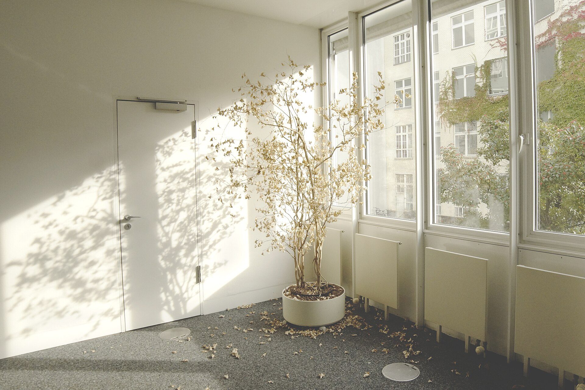 Interieur van Grote zaal in Wijkgebouw Het Veer