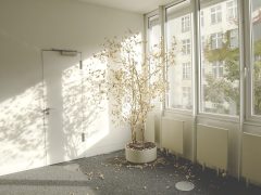 Interieur van Grote zaal in Wijkgebouw Het Veer