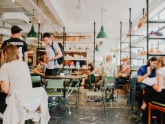 Interieur van Kantoorruimte in Cultureel centrum Het Palet