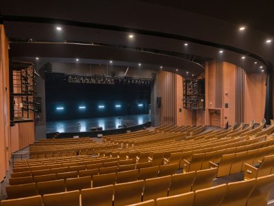 Interieur van Muziekruimte in Wijkgebouw Het Veer