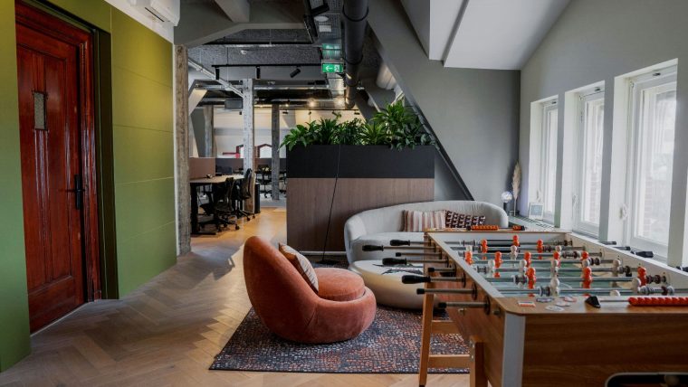 Interieur van Muziekruimte in Wijkgebouw De Meander