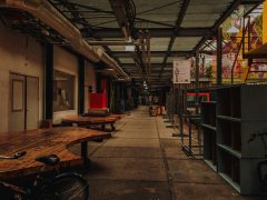 Interieur van Theaterzaal in Cultuurhuis De Boei